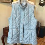 kim rogers Quilted Vest Jacket Gray Photo 0