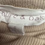 Olive and Oak Womens Ribbed Long Sleeve Shirt Beige Oatmeal Size‎ XS Tan Photo 2