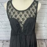 Free People  black fiesta crochet top dress Photo 2