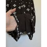 Free People Intimately  Black Tank Flowy Cut Out V Neck Sequin Romper‎ X Small Photo 3