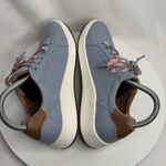 Aetrex  Shoes Womens 7 Renee Arch Support Sneakers Blue Canvas Lace Up Low Top Photo 3