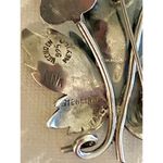 Vintage Taxco 925 Sterling Silver Grape Leaf Brooch Photo 4