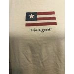 Life is Good ‎ LIG Tee shirt T-Shirt Small USA Flag Photo 1