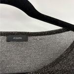 Joseph Joesph lurex knit black see through layer metallic long sleeve size small Photo 1