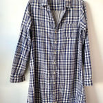 CP Shades CP‎ Shades Shirt Tunic Mini Dress Blue Plaid S Photo 0