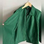 Talbots NWT Irish linen green sheath dress with matching jacket set career chic Photo 10