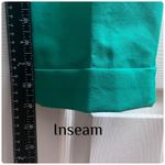 Ann Taylor  New Kelly Green The Tall High Rise Eva Cuff Ankle Pant Size 6 #59646 Photo 10