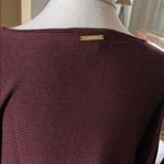 Michael Kors .Burgundy Knit Sweater Purple Photo 3