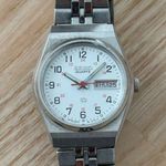 Seiko SQ Vintage Ladies Watch Light Silver Dial Stainless Bracelet Date Window Photo 1