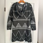 Love by Design  Acrylic Geometric Hooded Cardigan Photo 1