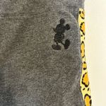 Disney  Animal Kingdom Gray Shorts with Yellow Leopard Print Size Medium Photo 1