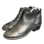 Frye  Womens Carson Piping Bootie Black Leather Shoes Boots‎ Womens Size 6 Photo 0