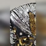 Laurence Kazar  Vintage  Beaded Embroidered Dress Size L And Jacket M Photo 4