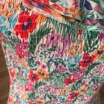 Lost + Wander Floral Smocked Dress Size Medium All Summer Long Mini Dress Photo 4