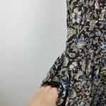 Madewell  Gathered Button Front Mini Dress Floral Dark Carob Boho Cottage XS NWT Photo 8