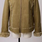wilson's leather  Maxima Y2K Penny Lane‎ Shearling Jacket Tan Suede XL Photo 3