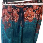 None Bohemian Maxi Skirt with Tie Waist Photo 3