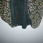 Josephine Chaus  20 Skirt Suit Black Gold Stemmed Leaf Pattern Set Plus Photo 4