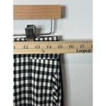 Veronica Beard  Gingham Pants Women 6 Estimated Black White Gemini Side-Stripe Photo 6