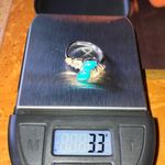 Sleeping Beauty Turquoise Ethiopian Opal Sterling Silver Ring Size 7 Photo 8