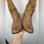 Light‎ brown riding women's boots with buckle size 6 Photo 7