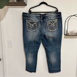 Vigoss Capri Heritage Fit Large Stitch Denim Blue Jeans Size 26 Short Photo 1