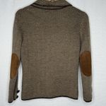 Banana Republic VTG  Merino Wool Herringbone Riding Blazer Elbow Patches Women PS Photo 4