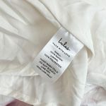 Lulus Jabina Ivory Multi Floral Cross Front Midi Dress Rayon A Line Small NWT Photo 7