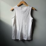 Dockers Vintage Y2K White cotton tank top vest with button up front 🔥 Photo 1