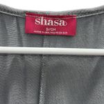 Shasa  Gray Ruched Dolman Batwing Tunic Top Womens Small Photo 7