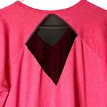 Game Time Activewear Shirt Pink Black Mesh Short Sleeve V Neck Size 2X‎ NWT Photo 6