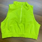 Camila Coelho 🆕 NWOT Valentina Zip Tank in Chartreuse Photo 5