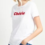 French Connection NWT  CHERIE SLOGAN T-SHIRT Photo 2
