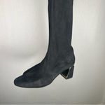 ZARA Basic | 41 Black Over the Knee Boots with Block Heel and Pull-On Style Photo 3
