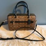 Coach  Signature Rowan Canvas Satchel Bag Photo 0