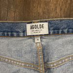 AGOLDE  100% ORGANIC COTTON RIPPED KNEE BUTTON FLY HI WAISTED JEANS MADE IN USA Photo 13