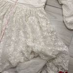 Love Shack Fancy NWT $995 Jiona paneled crocheted cotton embroidered dress size 00 Photo 10