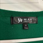 Ye Mak Sweater — Kelly Vibrant Green Cardigan Size M Photo 1