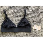 Lively The Floral Lace Bralette in Night Sky Blue Size M Photo 3