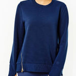 Addison Bay  Active Rib Zip Everyday Crewneck Sweatshirt Photo 0