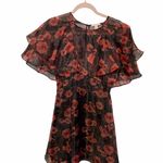 Topshop floral organza Homecoming dress with flowy bell sleeves Photo 2