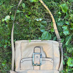 Tignanello Tan Leather Crossbody Bag‎ Pocketbook Purse Everyday Casual Photo 0