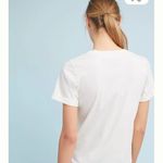 Anthropologie Sol Angeles White & Black Rise & Wine Graphic T- Shirt Top Size XS Photo 3