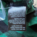 Risen Womens Frayed Hem Flannel Full Zip Hoodie Black/Green Streetwear Size Md Green Size M Photo 6