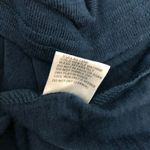 Papillon  Shift Dress 3/4 Sleeve Pockets Scoop Neck Scarf Blue Size M Photo 4