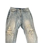 Judy Blue  16W Distressed Light‎ Wash 90s Straight Leg Cropped Jeans Women Photo 6