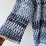 Pendleton  one button Cardigan Linen Cotton Size XL Argyle Diamond Pattern Photo 3