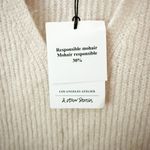 & Other Stories & OTHER STORIES x ANTHRO | NWT Beige Cream Mohair Knit Jumper Sweater | Medium Photo 6