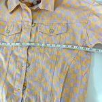 Forever 21 Oversized Checkered Denim Jacket Photo 9