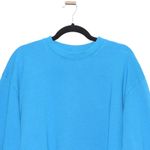 Sporty & Rich Plain Bright Blue Crewneck Sweatshirt Pullover Size Large Photo 2